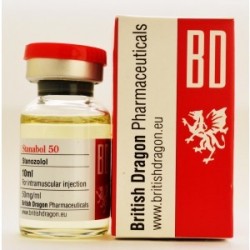 Stanabol 50, (British Dragon) 500 mg / 10 ml